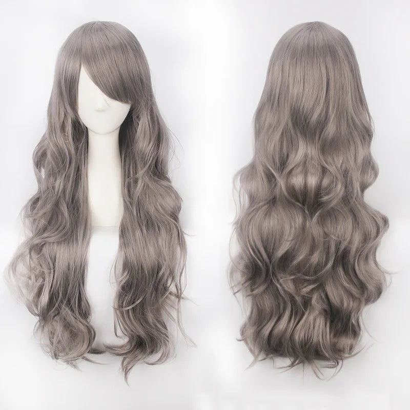 Long Wavy Cosplay Costume Wig (30-Inch Heat-Resistant Fiber)