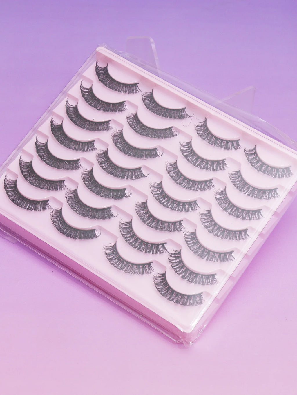 Cat-Eye Faux Mink-Style False Lashes – 5 Pairs