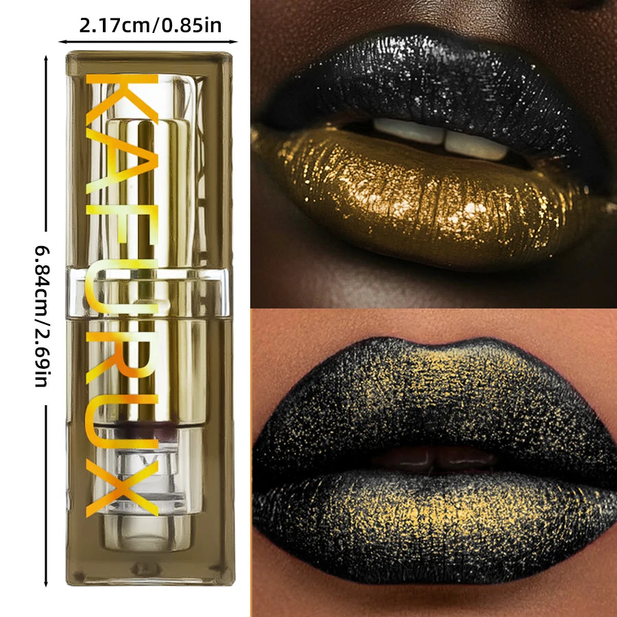 24K Liquid Gold Dual-Tone Metallic Lipstick
