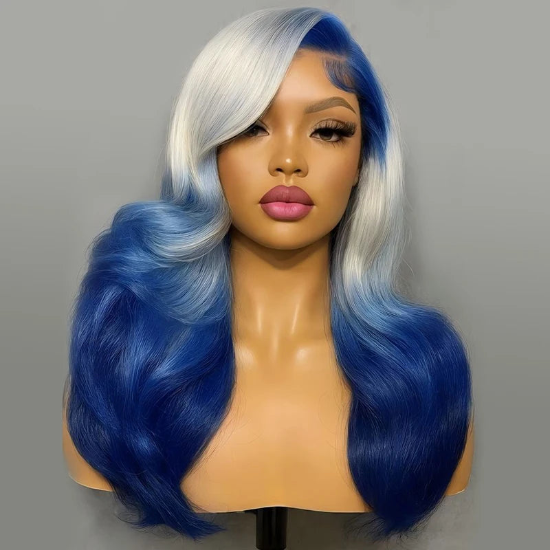 13x4 Custom Multi-Tone Colored Lace Front Wig – Luxury Long Brazilian Remy Hair