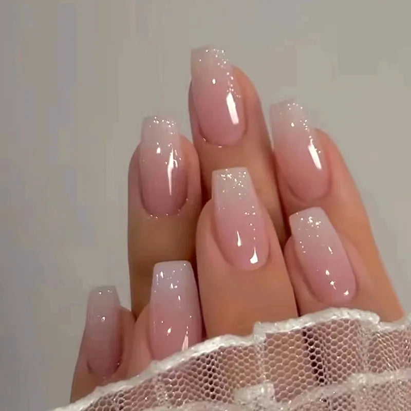 Decorative nail designs shown on hands