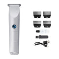 Hair trimmer with guide combs and charging accessories