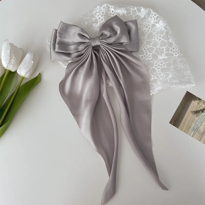 Oversized Bow Ribbon Hair Clip