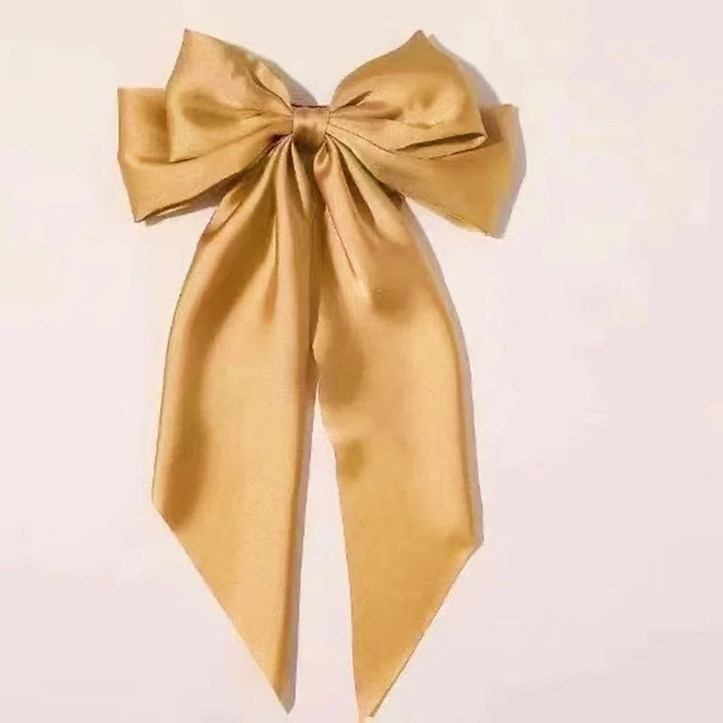 Oversized Bow Ribbon Hair Clip