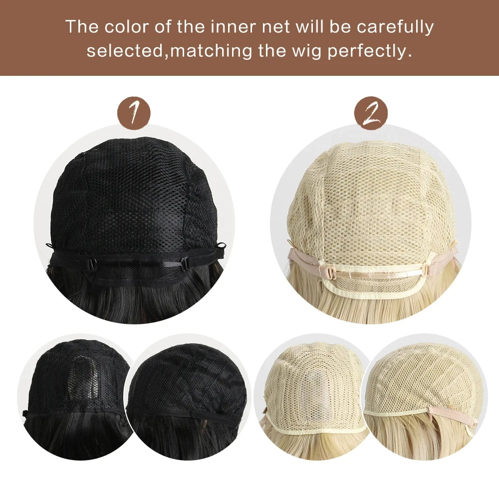 Wig cap color and mesh construction options
