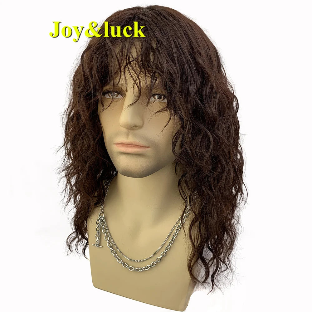 Long shaggy wig on a model or mannequin