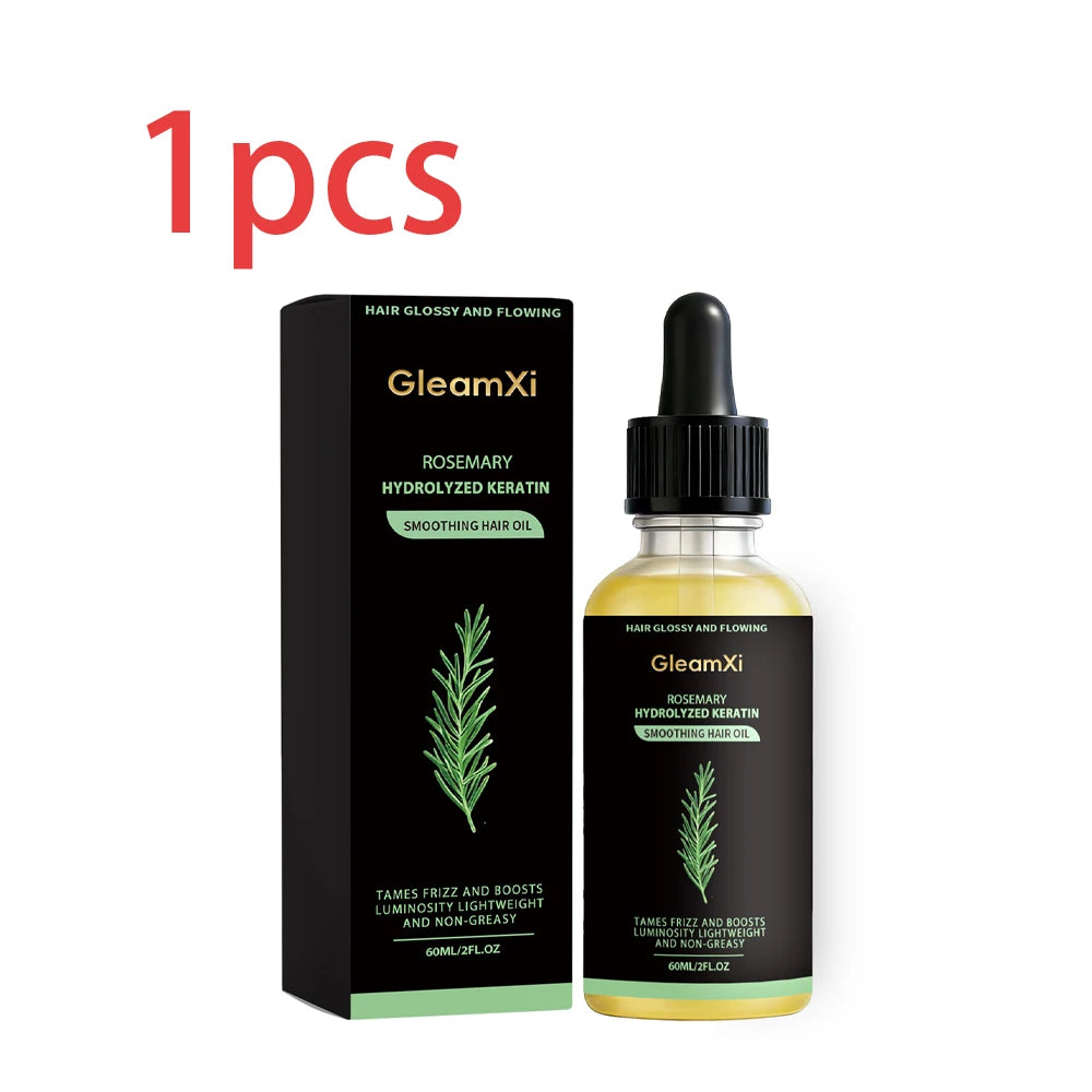 Rosemary hair care product sets with quantity labels