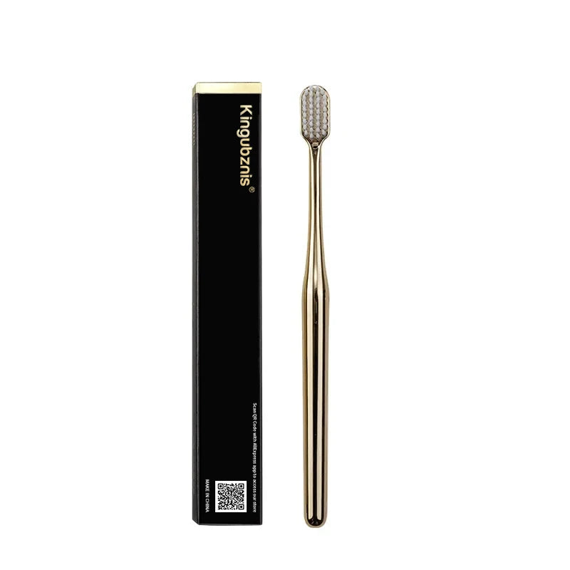 Toothbrush beside its slim box
