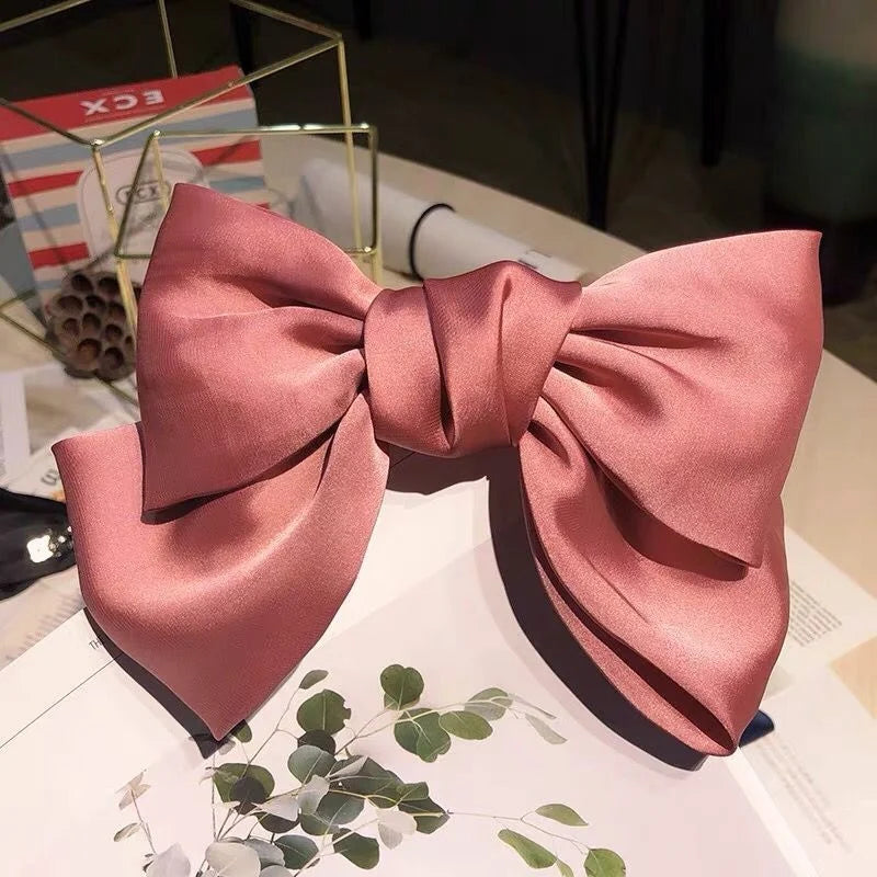 Oversized Bow Ribbon Hair Clip