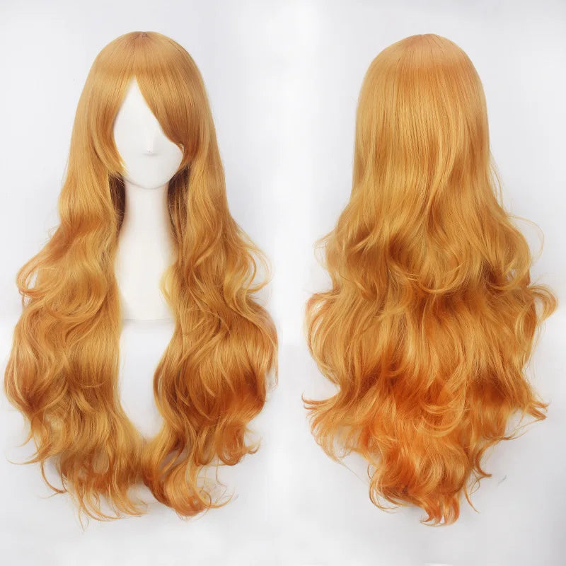 Long Wavy Cosplay Costume Wig (30-Inch Heat-Resistant Fiber)