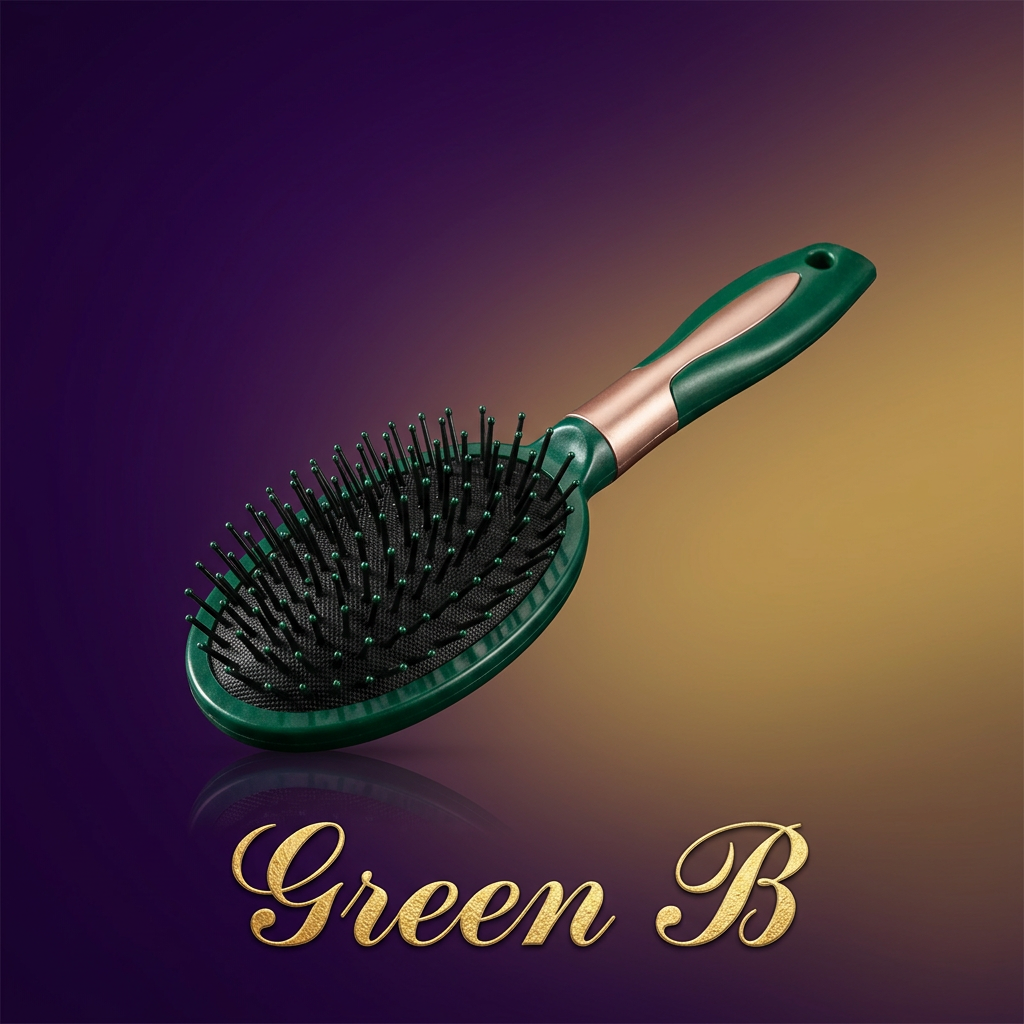 Anti-Frizz Cushion Hair Brush for Detangling and Styling | 3 Sizes for Short to Long Hair | Red, Green, Gold Luxury Colors