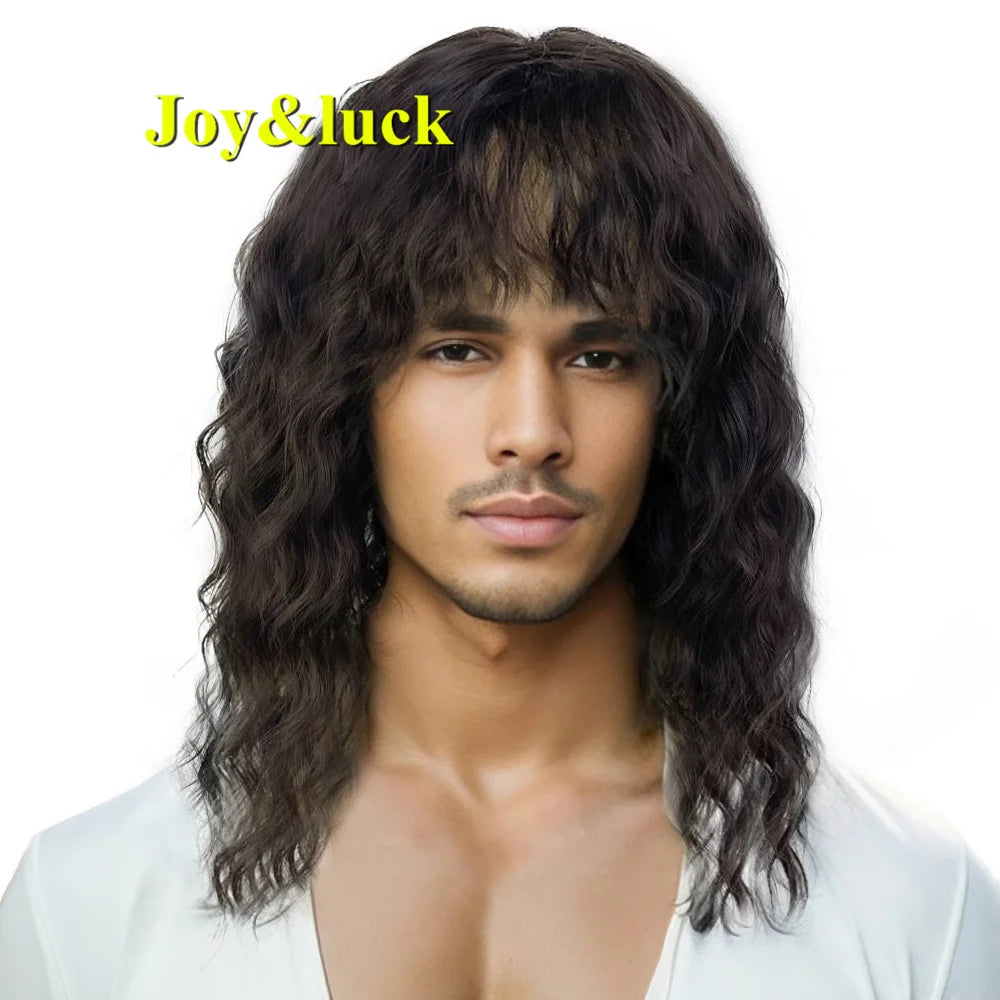Long shaggy wig on a model or mannequin