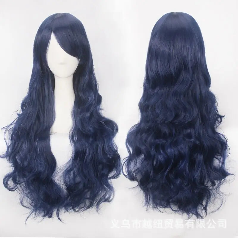 Long Wavy Cosplay Costume Wig (30-Inch Heat-Resistant Fiber)