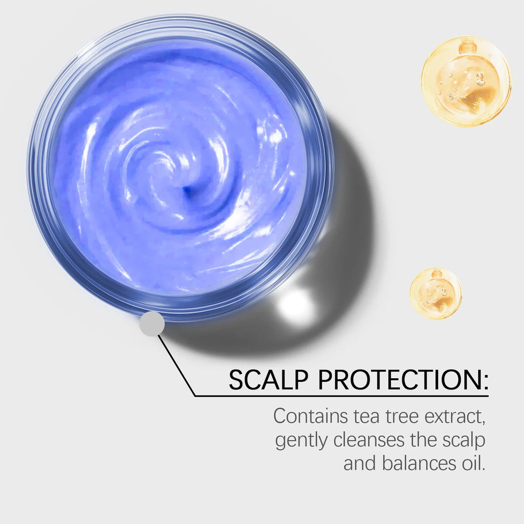 Hair color wax jars with color and hairstyle examples