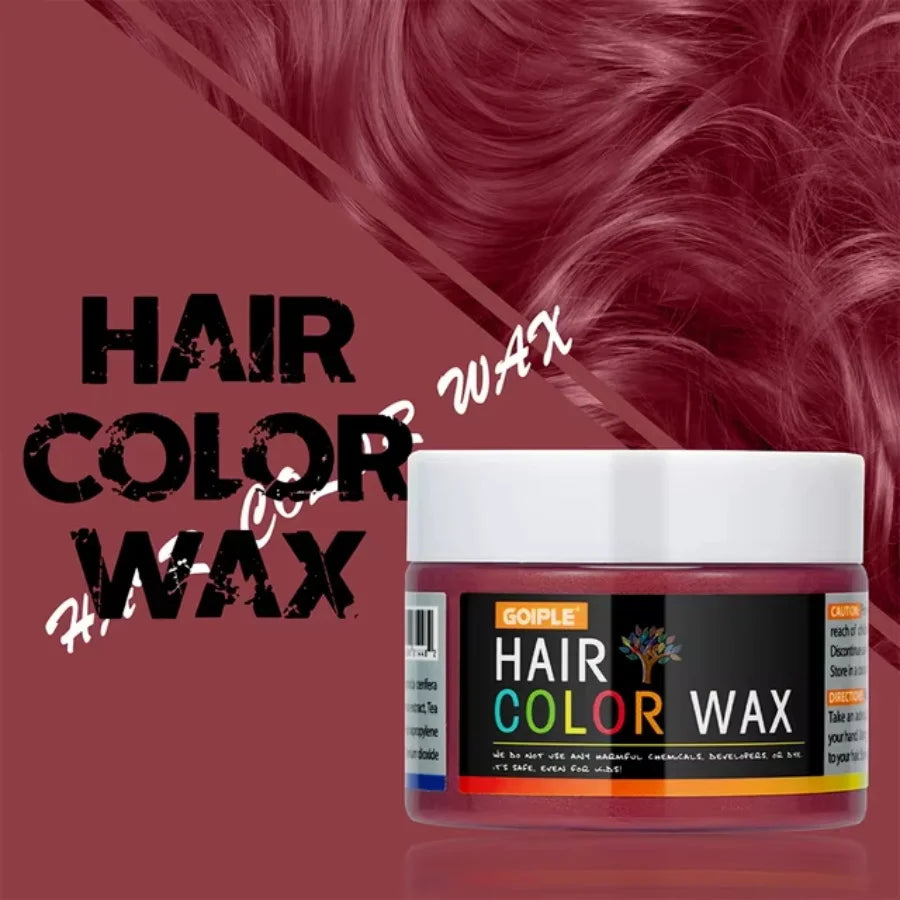 Instant Washable Hair Color Wax Mud
