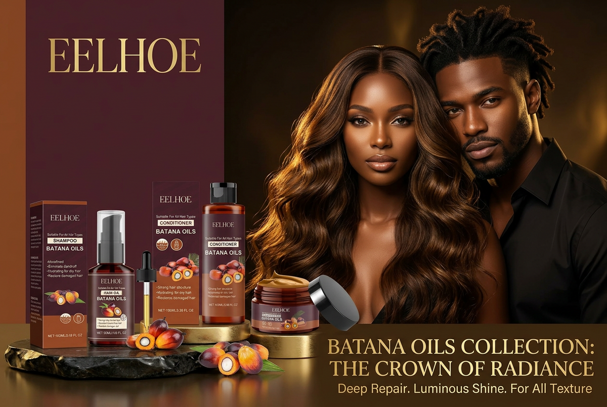 The Crown of Radiance: Batana Oil & Biotin Hair Repair System