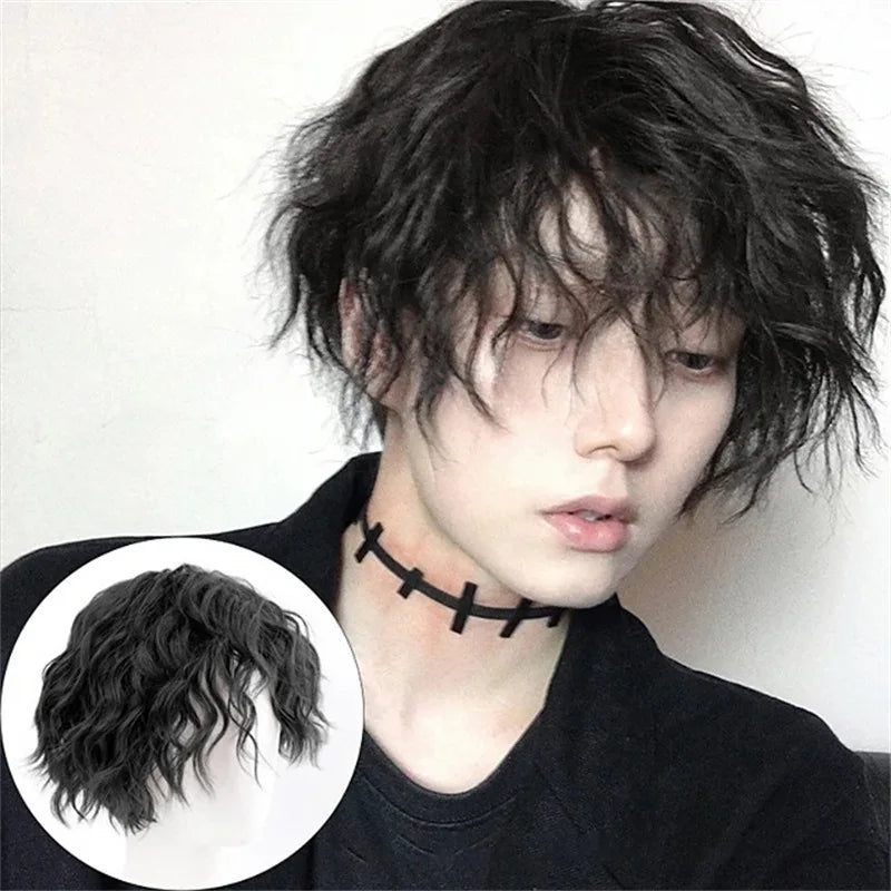 Short wig hairstyle shown on a model