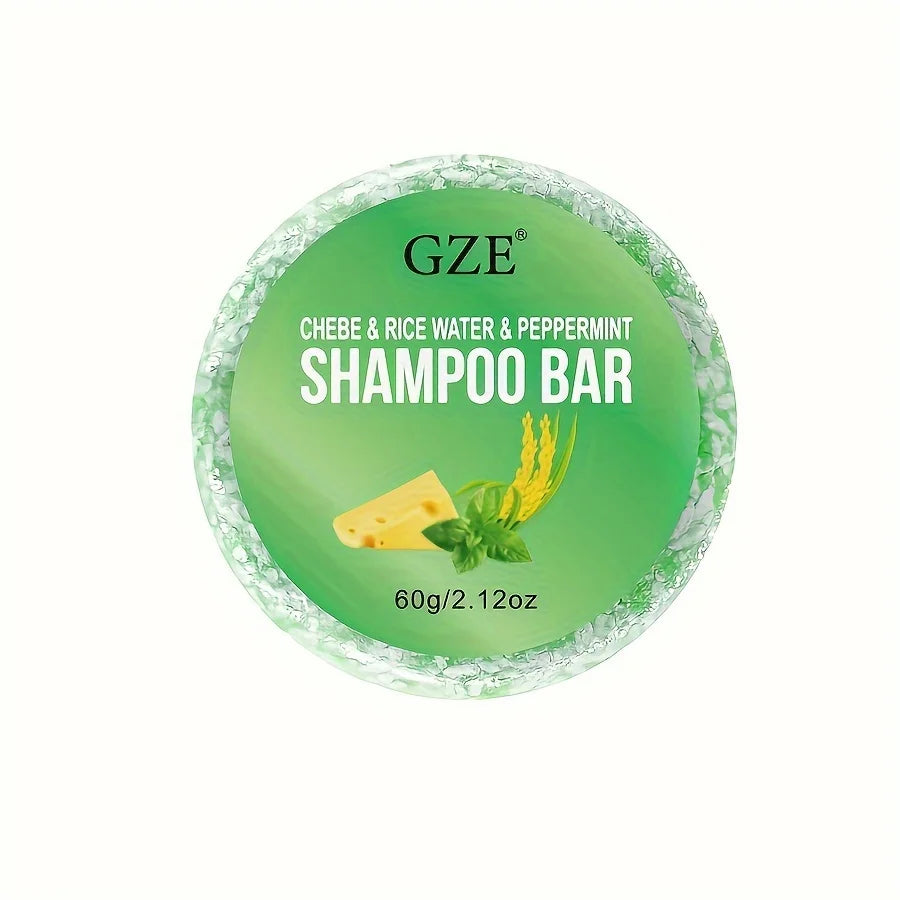 Green shampoo bar packaging