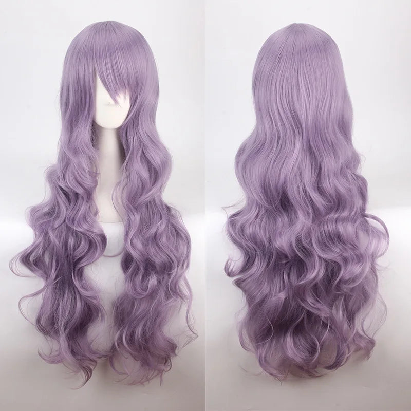 Long Wavy Cosplay Costume Wig (30-Inch Heat-Resistant Fiber)