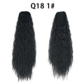 22 Inch Drawstring Ponytail Extension Soft Curly Wave 32 Colors