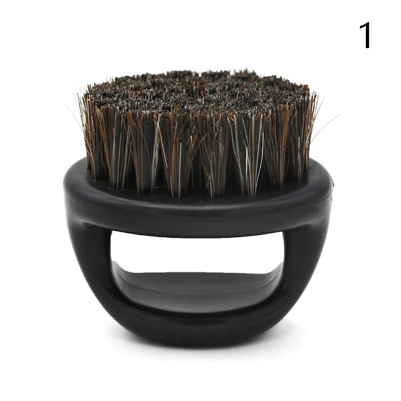 Palm grooming brush shown upright