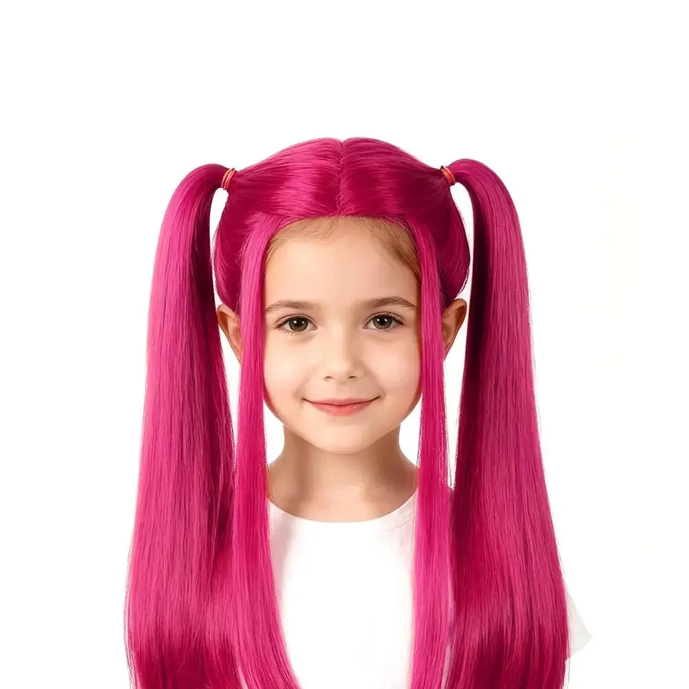 33.5-Inch Purple Braided Costume Ponytail