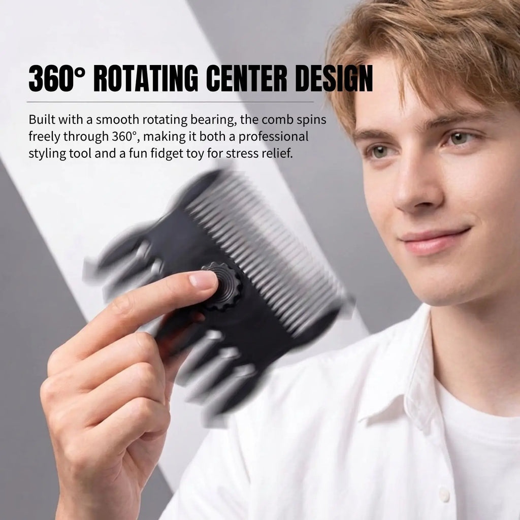 Hair brush and styling comb with use and construction details