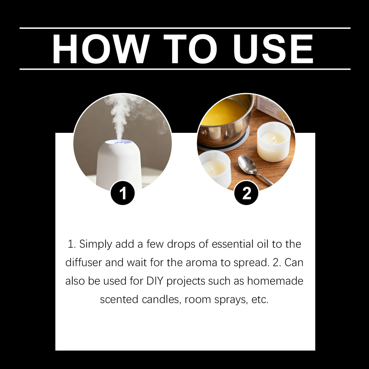 Scented oil use instructions