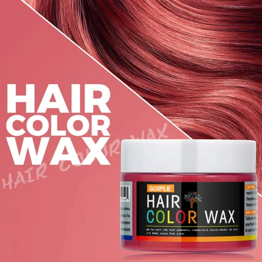 Instant Washable Hair Color Wax Mud