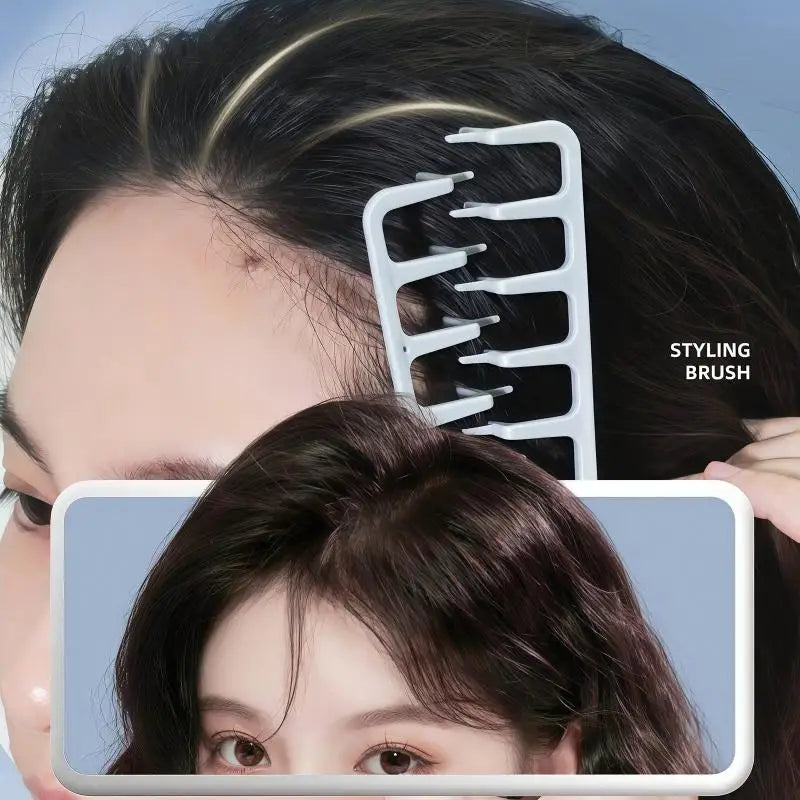 Styling combs with hairstyle and dimension examples