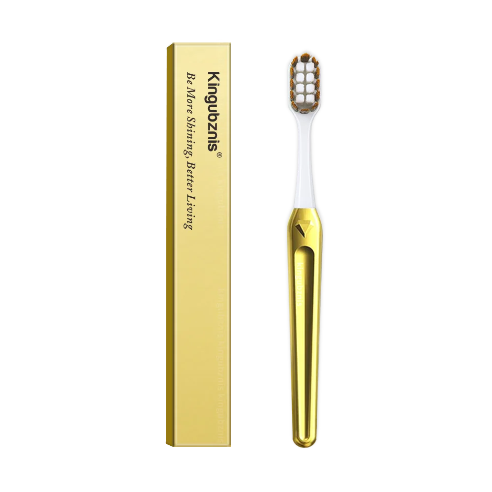 Toothbrush beside its slim box