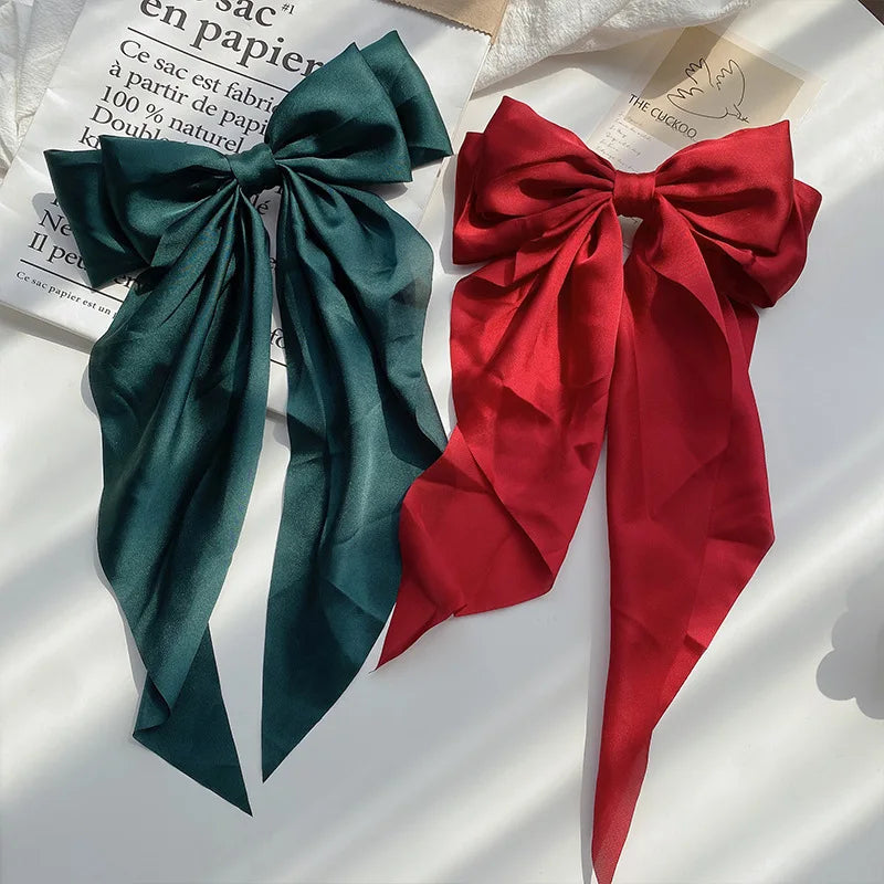 Oversized Bow Ribbon Hair Clip