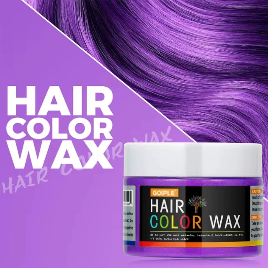 Instant Washable Hair Color Wax Mud