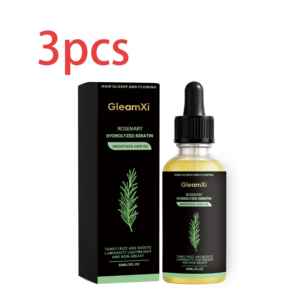 Rosemary hair care product sets with quantity labels