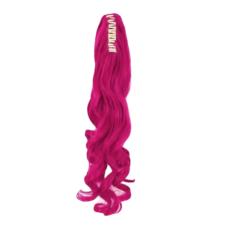 Anime Pinkie Pie Cos PP Pinkamena Diane Pie Cosplay Wig with Ponytails